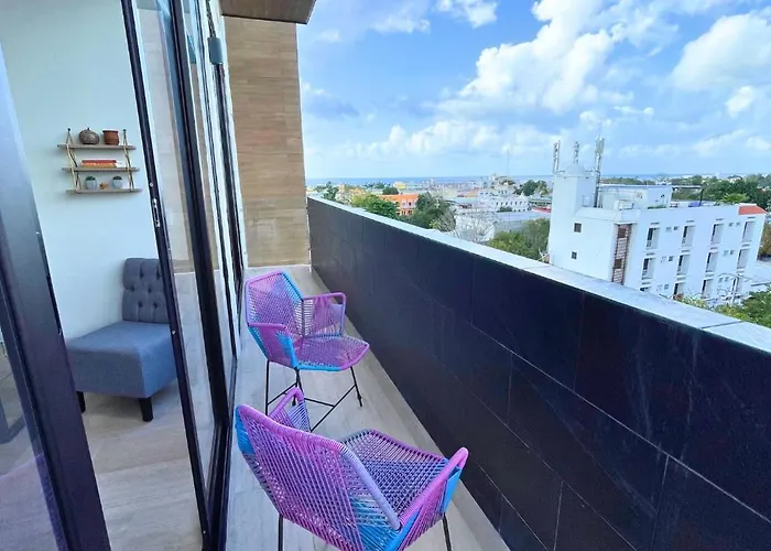Ferienhaus Brand New With Rooftop Pool Cozumel