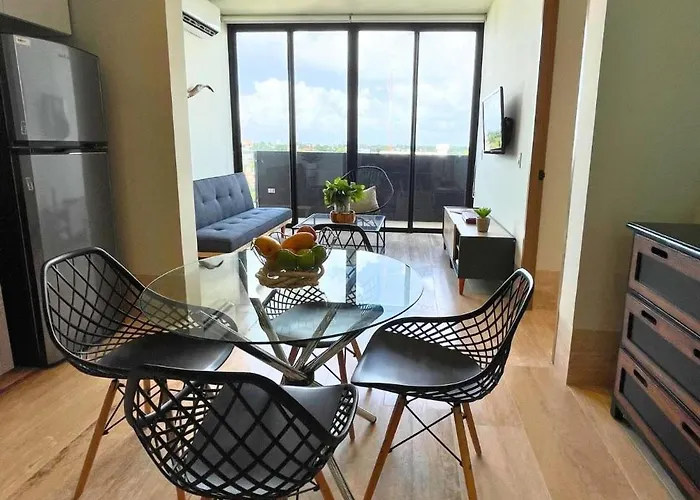 Ferienhaus Brand New With Rooftop Pool Cozumel